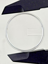 2 x NOS Swiss Acrylic Crystal 30.6mm Day-Date Magnifier Tension Ring picture