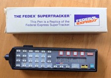 Federal Express SuperTracker Replica Pen w/ Original Box FedEx Collectible 1980s picture