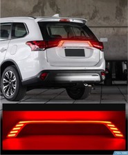 For 16-21 Mitsubishi Outlander Smoke Black Rear Door Trunk LED Tail Light Cover picture