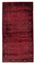 Vintage Hand-Knotted Area Rug 3'10