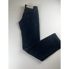 Vtg Gap 1969 Mens Straight Leg Medium Wash Button Fly Denim Jeans Blue 32x34 picture