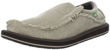 Sanuk Chiba SMF1047 Men's SZ 8 Sidewalk surfer Shoes Beige Tan picture