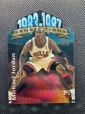Topps 1997-98 Generations Michael Jordan #G2 Insert Chicago Bulls 🐐 picture