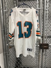 Vintage Dan Marino Miami Dolphins Starter Jersey #13 - White Mesh Size 48/XL picture