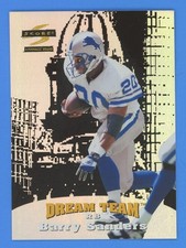 1996 Score Barry Sanders Dream Team Promo Card# 5 DETROIT LIONS HOF picture