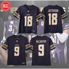 HOT  Minnesota Vikings 2026 Rivalries Vapor Stitched Jersey (Check Deli Time) picture