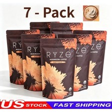 7 PACK Organic Mushroom Instant Coffee Blend 30 Servings Natural Beverage Powder picture