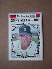 1970 Topps baseball Denny McLain sporting news all-star card #467 VG-EX picture
