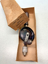 1950s STANLEY DEFIANCE Woodworker Drill Hand Egg Beater No. 1221 Mint in BOX picture