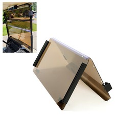 Tinted Fold Down Golf Cart Windshield Windscreen For EZGO Marathon 1986-1994.5 picture