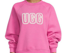 UGG-Logo Crew Neck Sweatshirt-Wood Violet-NWT picture