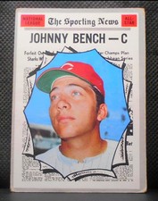 1970 Topps - All-Star Johnny Bench #464 - The Sporting News picture