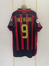 MILAN Jersey HOME Shirt Serie A 2006-2007 INZAGHI 9 Soccer Jersey L Size Kaka picture