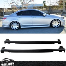 FIT FOR 2008-2012 HONDA ACCORD 4DOOR OE STYLE SIDE SKIRTS PP picture