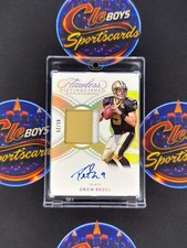 Drew Brees 2025 Flawless Distinguished Patch Auto /25 Saints picture
