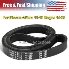 56.26 inch Serpentine Belt for Nissan Altima 2013-2018 Rogue 2014-2020 L4 2.5L picture