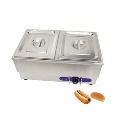 110V Commercial Hot Dog Steamer & Bun Warmer Steamer for hypermarket Food Ind... picture