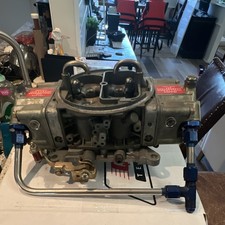 Holley 750 Double Pumper Carburetor with Fuel Inlet Fitting picture