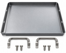 17x13 Universal Flat Top Griddle Pan for Gas Charcoal Grill Outdoor BBQ Skillet  picture