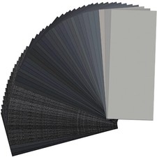 48 PCS Sandpaper 120 to 5000 Assorted Grit Sandpaper Sheets Wet Dry Sandpaper picture