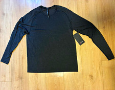 lululemon Metal Vent Tech LS 2.0 Black Slim Crew Mesh Long Sleeve XL MPN picture