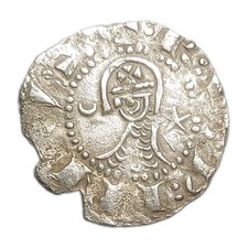 1201-1216 AD CRUSADERS SILVER ANTIOCH DENIER BOHEMOND IV COIN DETAILS picture