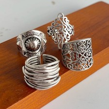 925 Sterling Silver Ring Adjustable Ring Jewelry Gifts for Women picture