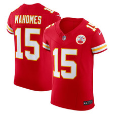 Men's Kansas City Chiefs Patrick Mahomes Nike Red Team Vapor F.U.S.E. Elite Jers picture