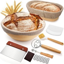 Banneton Bread Proofing Basket Set 9