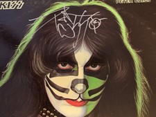 KISS Peter Criss SIGNED Solo Album Lp Chiller Theater 2010 Aucoin picture