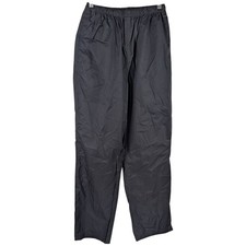 Columbia Titanium Black Omni-Tech Waterproof Nylon Rain Pants Juniors YOUTH XL picture