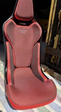 Recaro Japanese RCS Fixed Bucket Seat w/Red Fabric #81-087.20.617-0 Brand New picture
