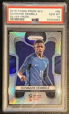 2018 Panini Prizm Ousmane Dembele Silver World Cup France #85 PSA 10 Pop28 picture