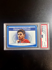 2019 UD Goodwin Champions #54 RYAN GARCIA  Royal Blue PSA 10 Rookie QTY picture