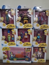 JAKKS The Simpsons 5 inch Action Figure Lot of 8 Bumblebee Homer Bart Moe  NEW picture