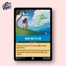 How Far I'll Go 28/P1 Promo Foil Into the Inklands Moana Disney Lorcana picture