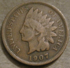 SELLING AS SHOWN ~ 1907 INDIAN HEAD CENT *** 727 picture