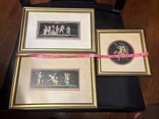 Set 3 Giovanni Gallo Original Gouache Paintings Pompei, Pompei La Primavera 1967 picture