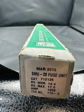 S&C SMU-20 Fuse Unit Cat. 712125 - 125E AMP -kV Nom. 14.4 kV Max. 17.0 TCC 119-2 picture