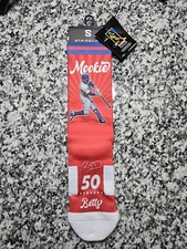 Strideline Los Angeles Dodgers Mookie Betts Red Crew Socks M/L Unisex picture