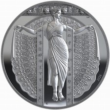 Liberia 2026 PHOENICIA Ancient Beauty Goddess $20 1 Oz Pure Silver HIGH RELIEF picture