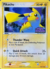 Pikachu 78/110 Common Reverse Holo EX Holon Phantoms Pokemon TCG 2006 picture