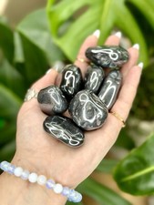 Hematite Tumbled Crystal Stones, 1 inch to 2 inch, Grade AAA picture