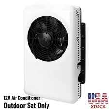 12V Air Conditioner Mini Split A/C For Semi Truck Cab RV Vans Outdoor Set Only picture