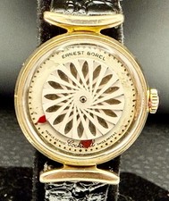 Vintage 1960s Ernest Borel Cocktail Kaleidoscope Swiss Watch 25mm New Band picture