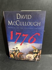 SIGNED 1st/1st 1776 David McCullough HC DJ 2005 American Revolution Washington picture