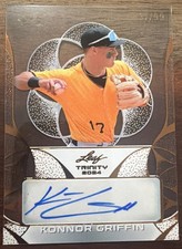 Leaf 2024 Trinity Clear Autographs Konnor Griffin CA-KG1 Bronze Auto RC /99 picture