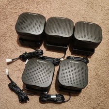 Lot of 5 Motorola HSN4040A external speakers with brackets and thumbscrews picture