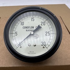 NEW NOS Vtg Antique Marsh Instrument Company Conoflow Corp 0-30 Pressure Gauge picture