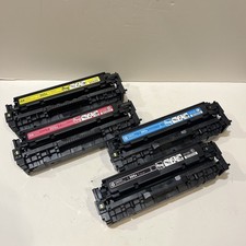  Genuine HP 305A Toner Set - Black, Yellow, Cyan, Magenta - New -  picture